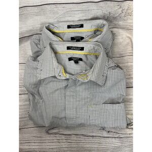 2 Timeless Elements For McDonald's Checkered Short Sleeve Button Up L/XL